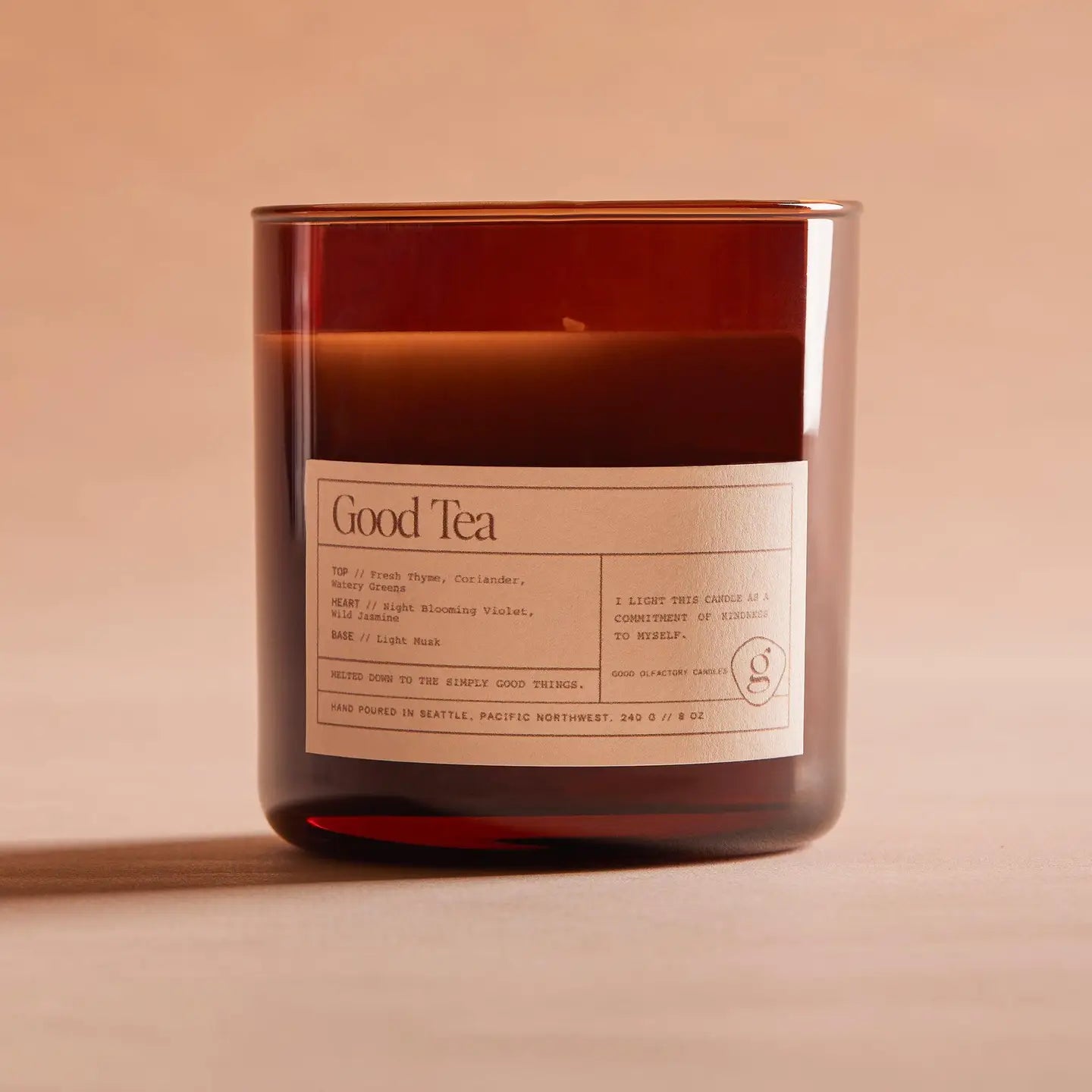Good Olfactory Candles | Good Tea 8oz Candle