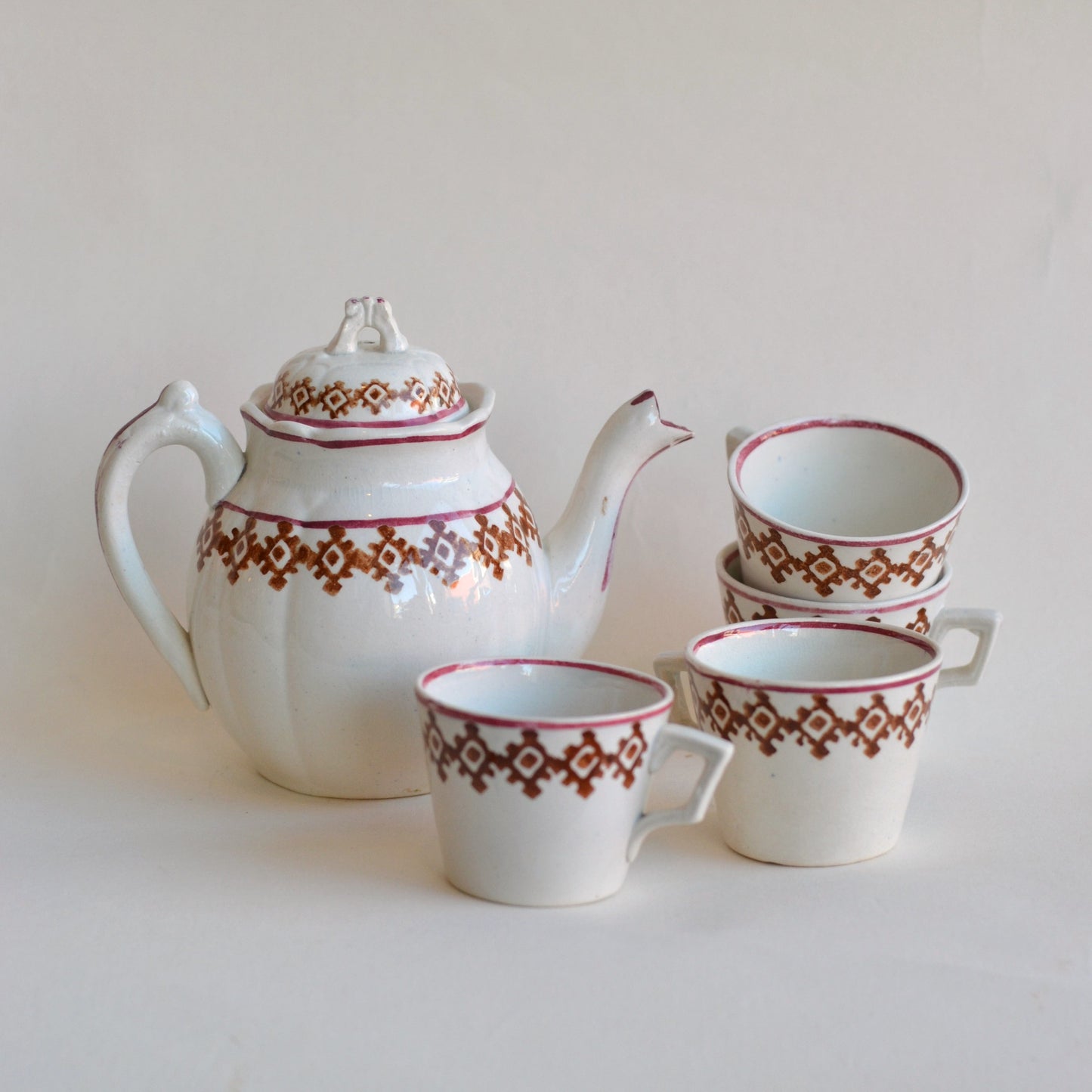 Five Piece Ceramic Tea Set