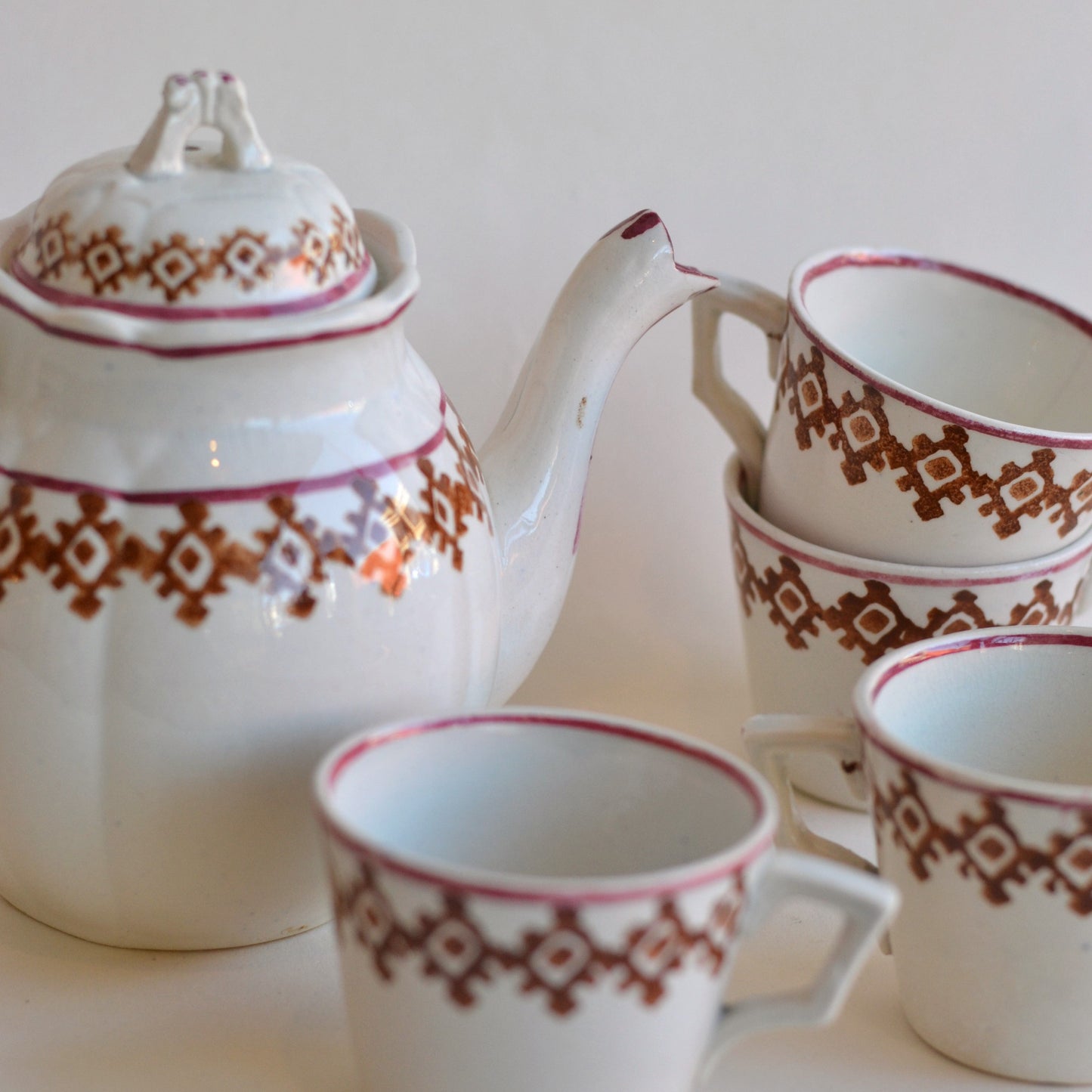 Five Piece Ceramic Tea Set