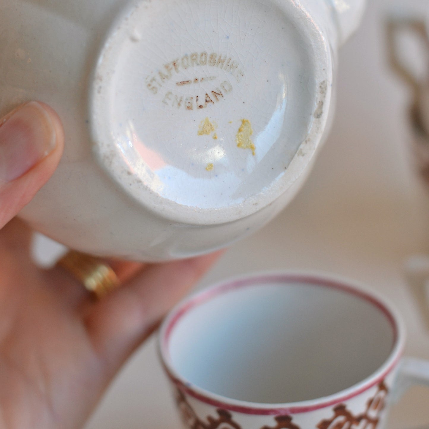 Five Piece Ceramic Tea Set