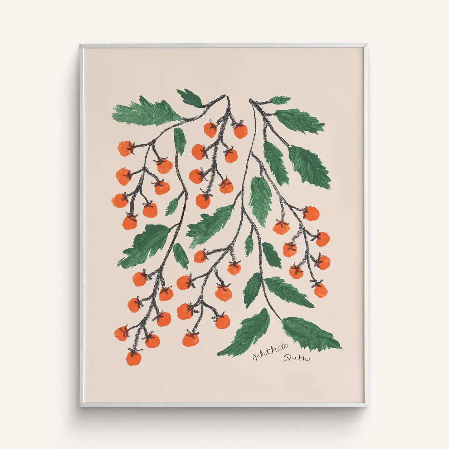Phthalo Ruth | Tomatoes Art Print, 11 X 14