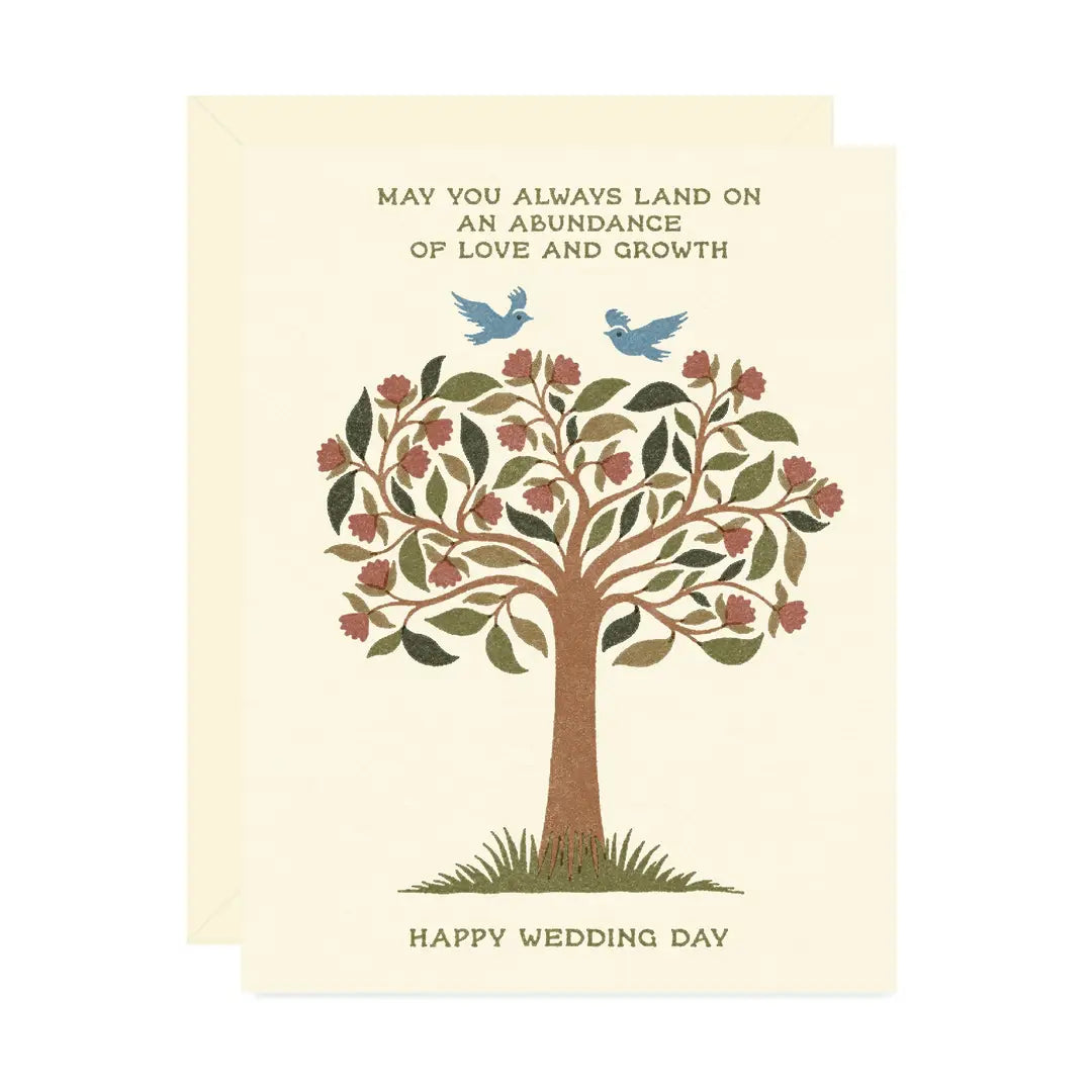 Wallflower Paper & Party | Tree of Love Wedding Card