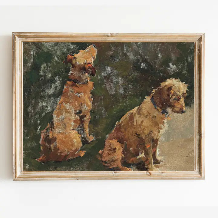 Sea to Skye | Two Pups Antique Art Print