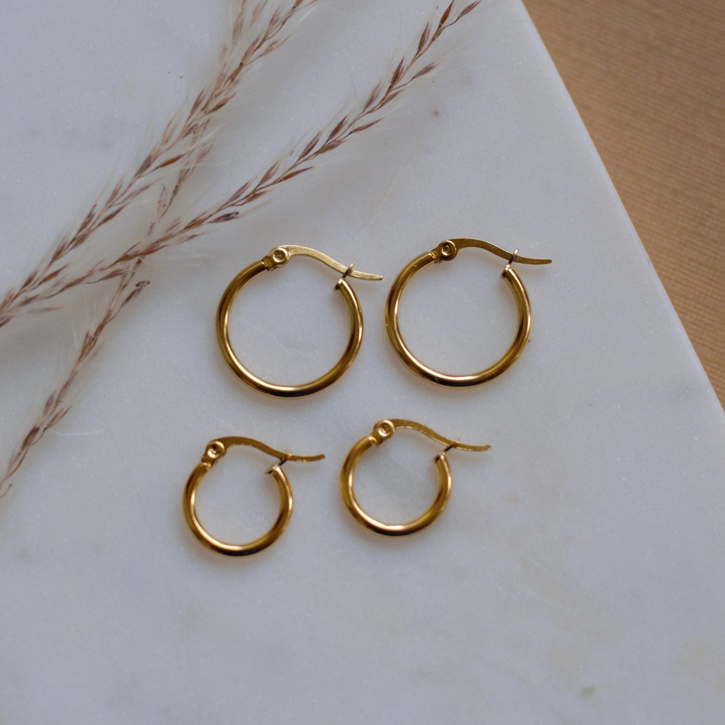UBNY Collection | Gold Hoop Earrings, 20mm