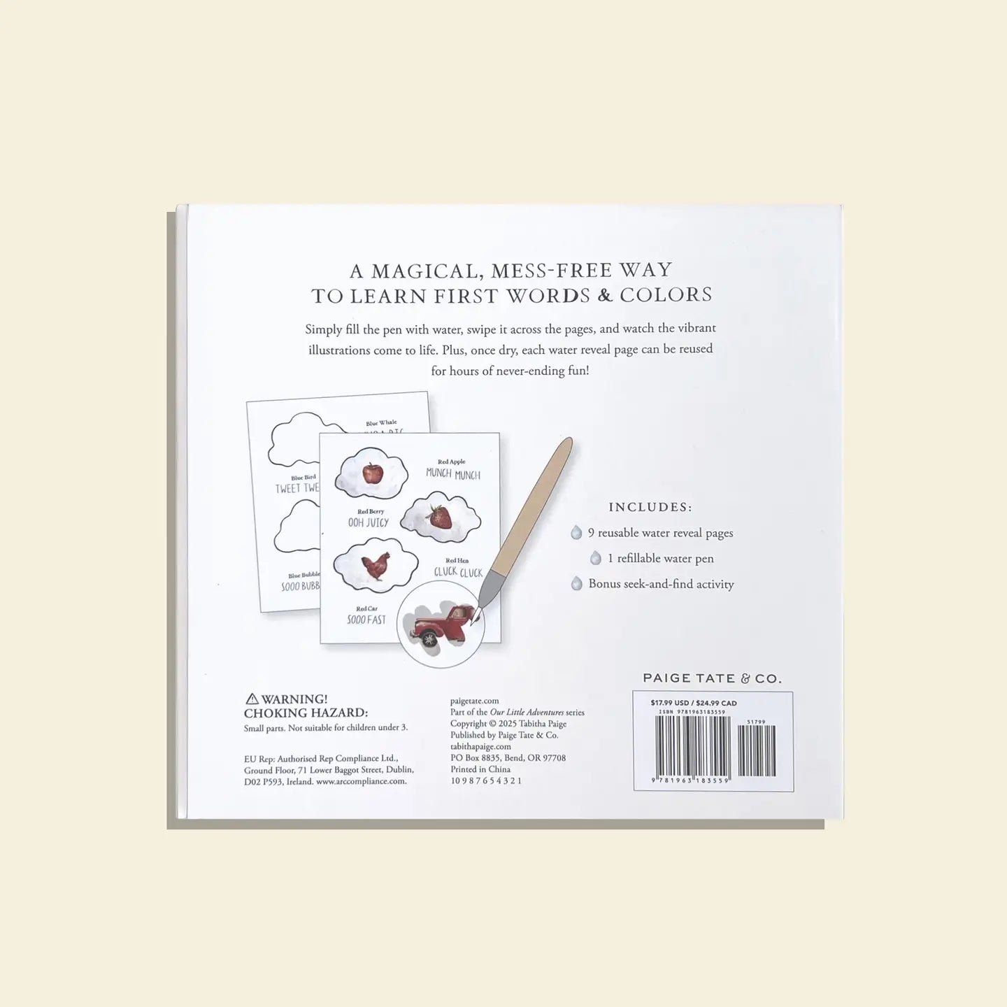 Page & Tate Co. | Wishy Washy (Water Reveal Edition)