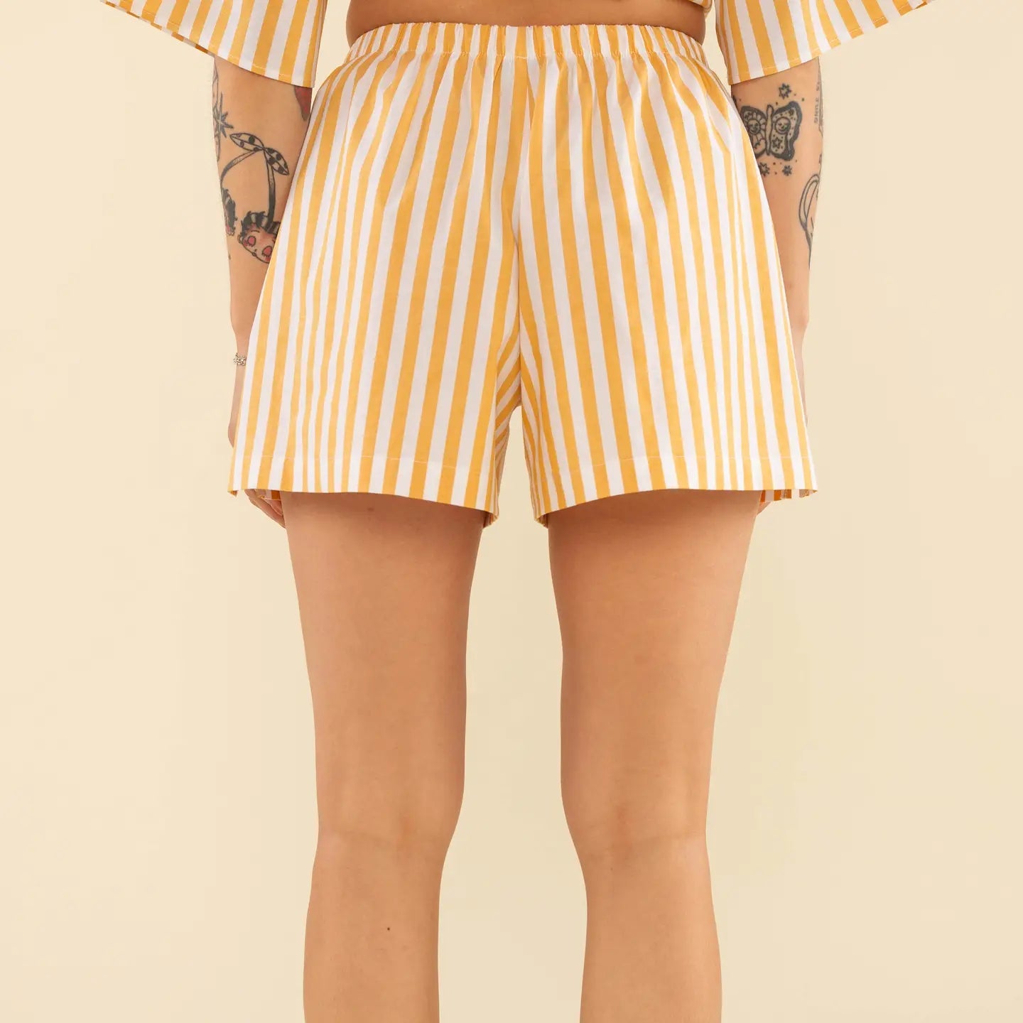 NLT | Cory Boxer Short, Mustard and White