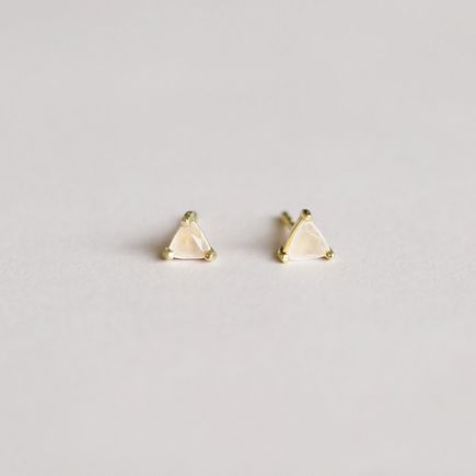 Jax Kelly | Energy Gemstone Studs, Rose Quartz
