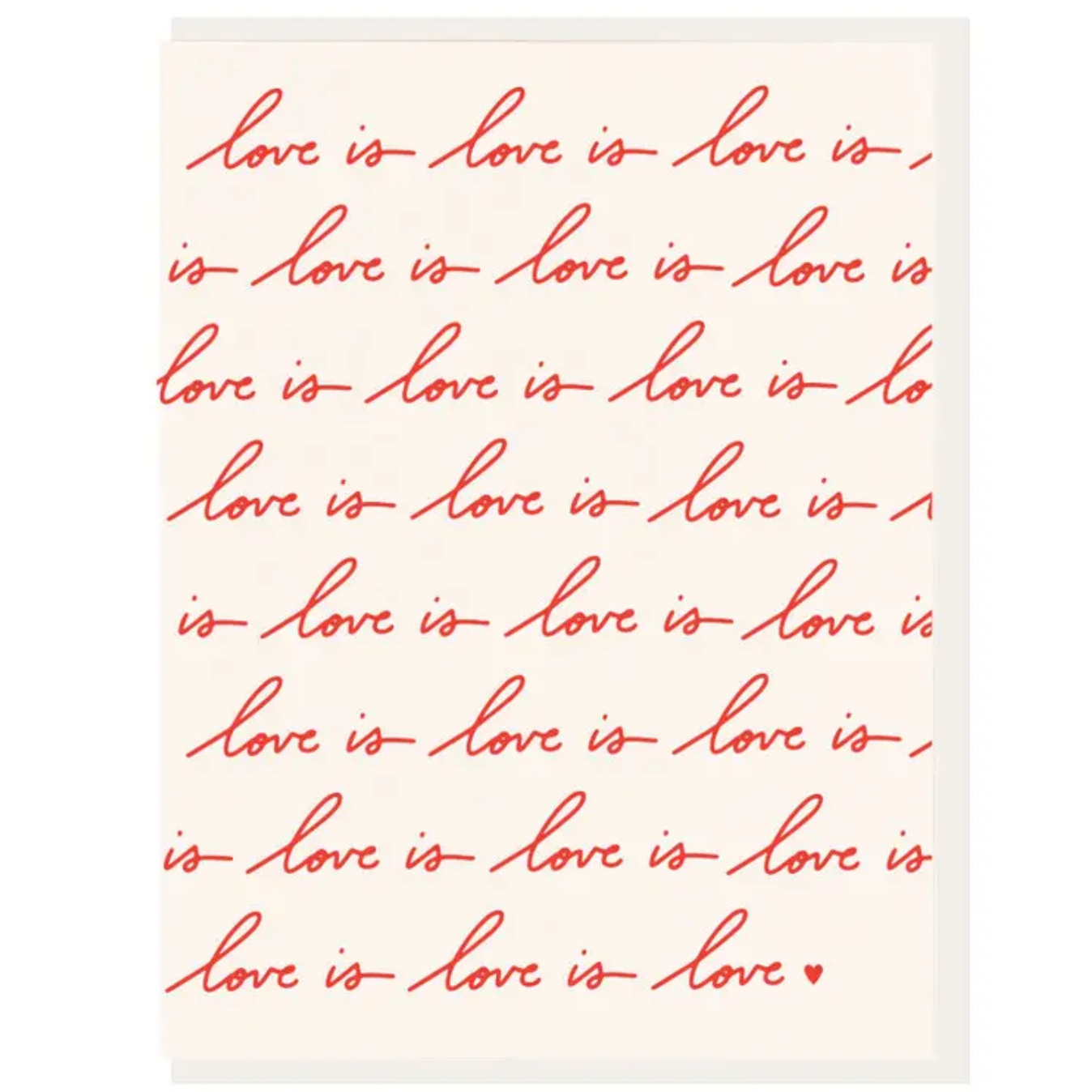 Dahlia Press | Love Is Love Card