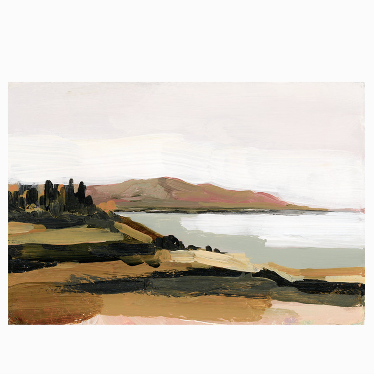 Laurie Anne Art | Forest Lake Canvas Print, 8x10