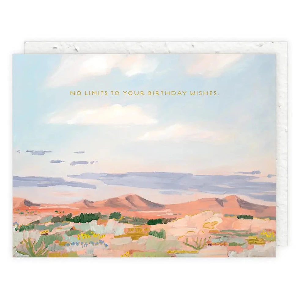 Seedlings | Morning Desert Light - Birthday Card