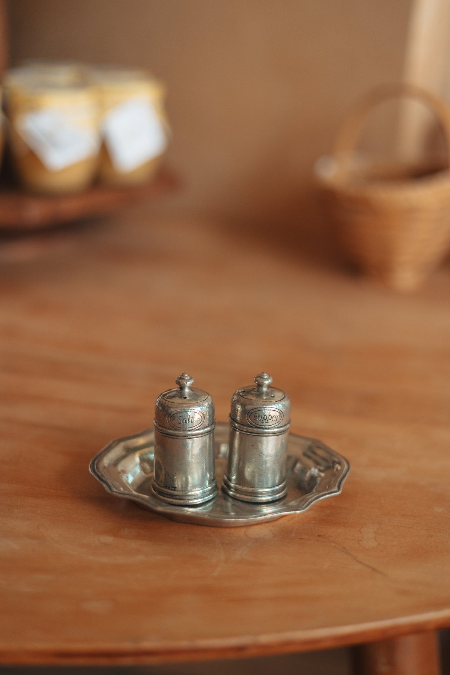 Villeroy & Boch Vintage Pewter Salt and Pepper Set