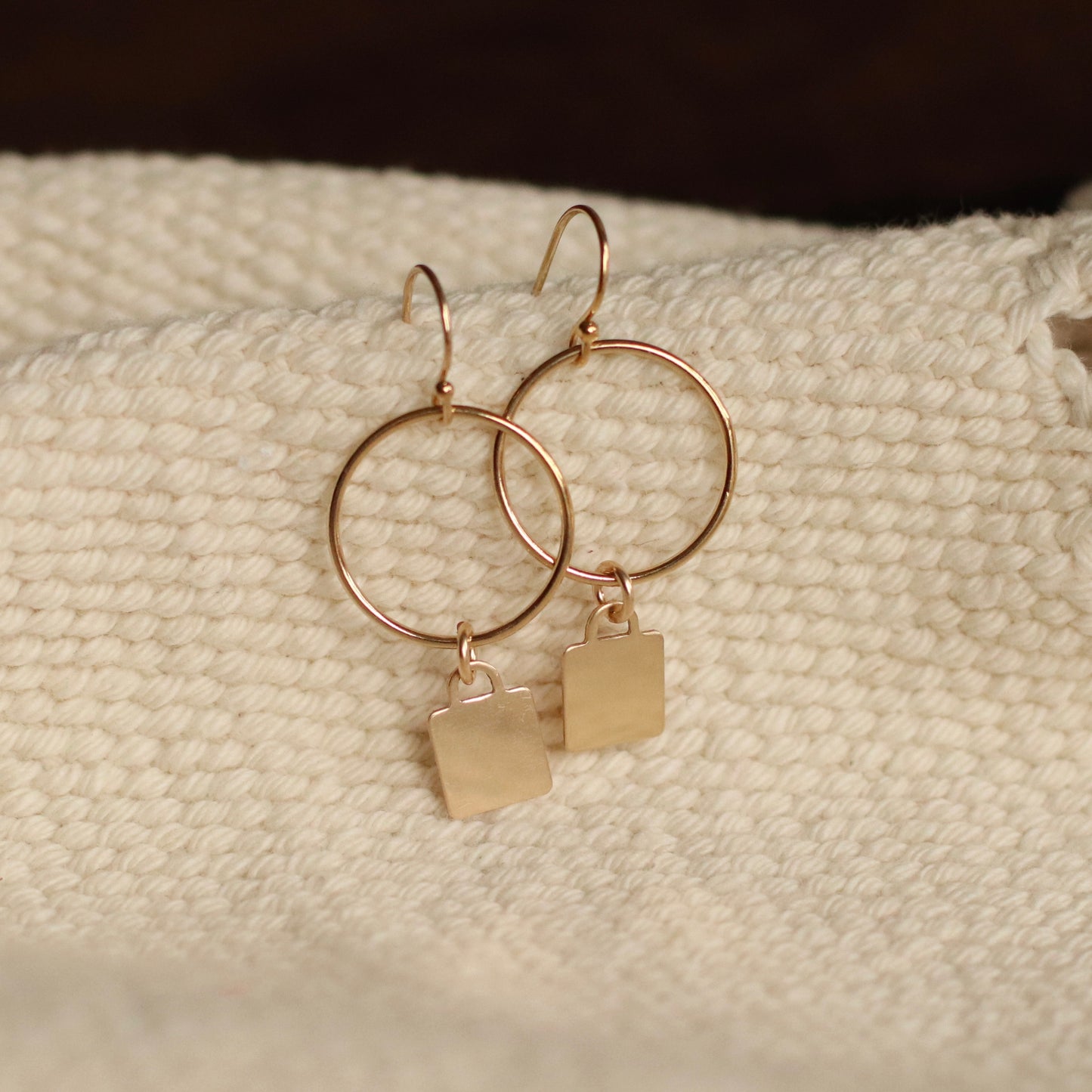 Cire’ Alexandria | Gold Mobile Earrings, 14K Gold Fill