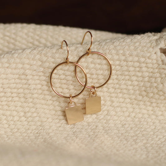 Cire’ Alexandria | Gold Mobile Earrings, 14K Gold Fill
