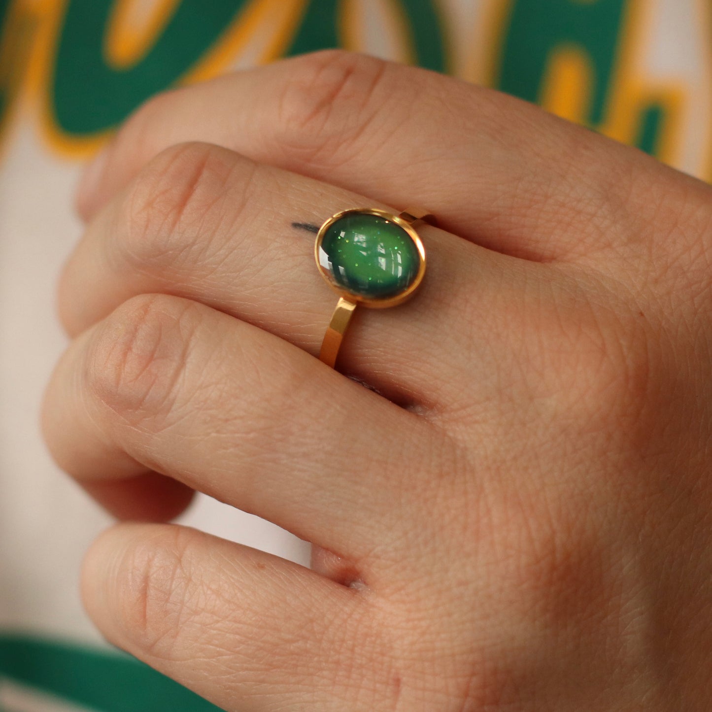 Dune Ring | Stainless Steel Mood Ring, Assorted Sizes