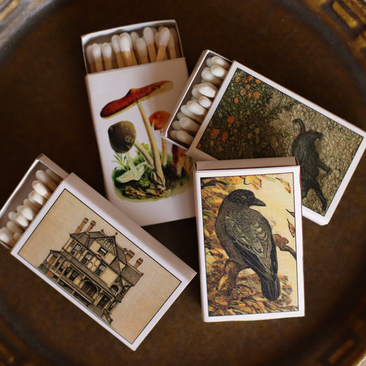 Small Match Boxes-Assorted Fall Designs