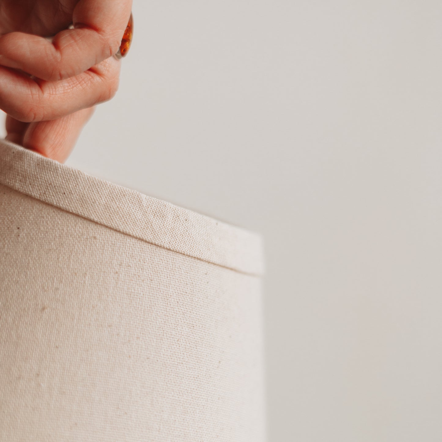 Lamp Shade, 10" Oatmeal, Clip On