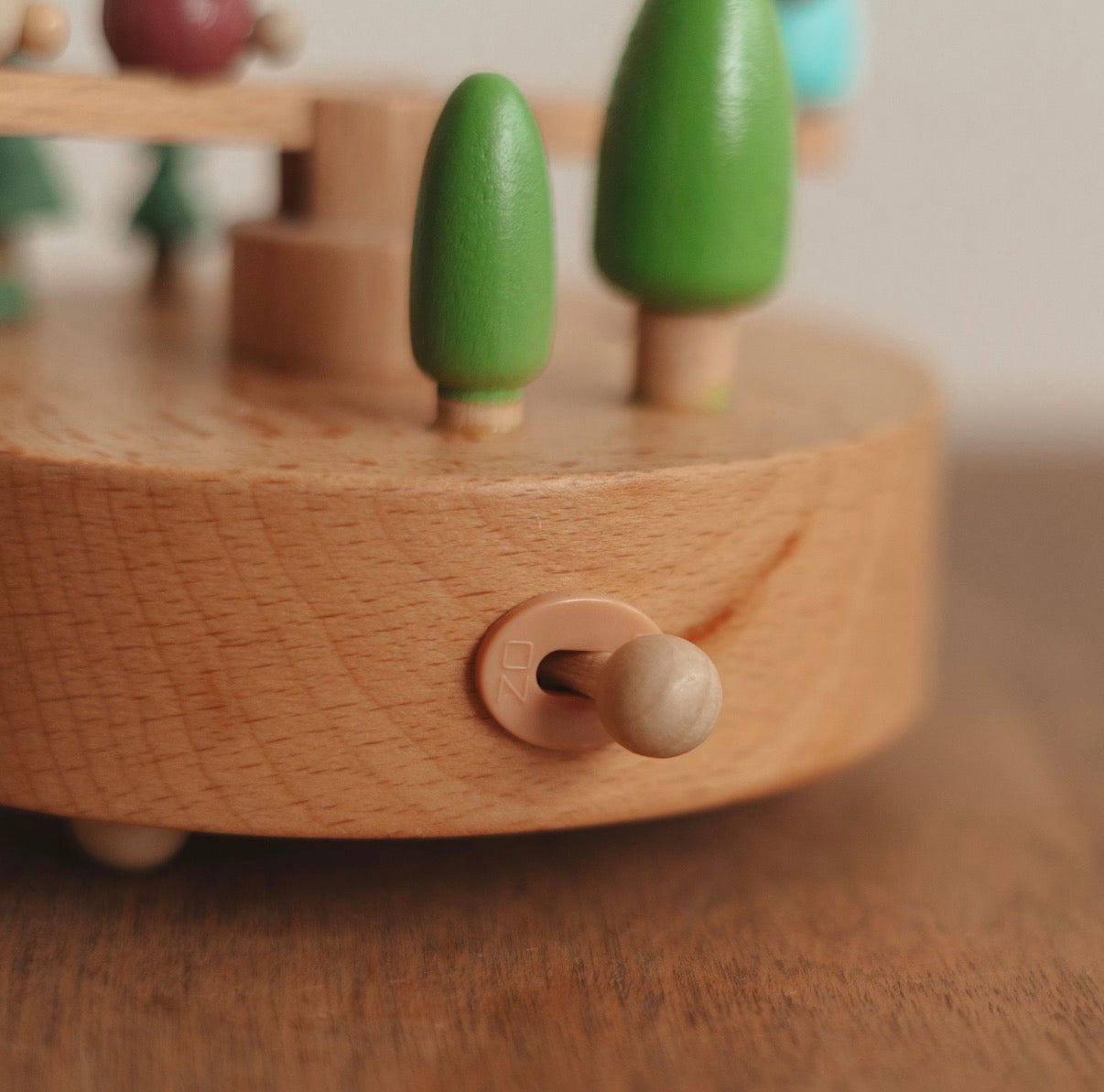 Bunny SeeSaw Wind Up Music Box