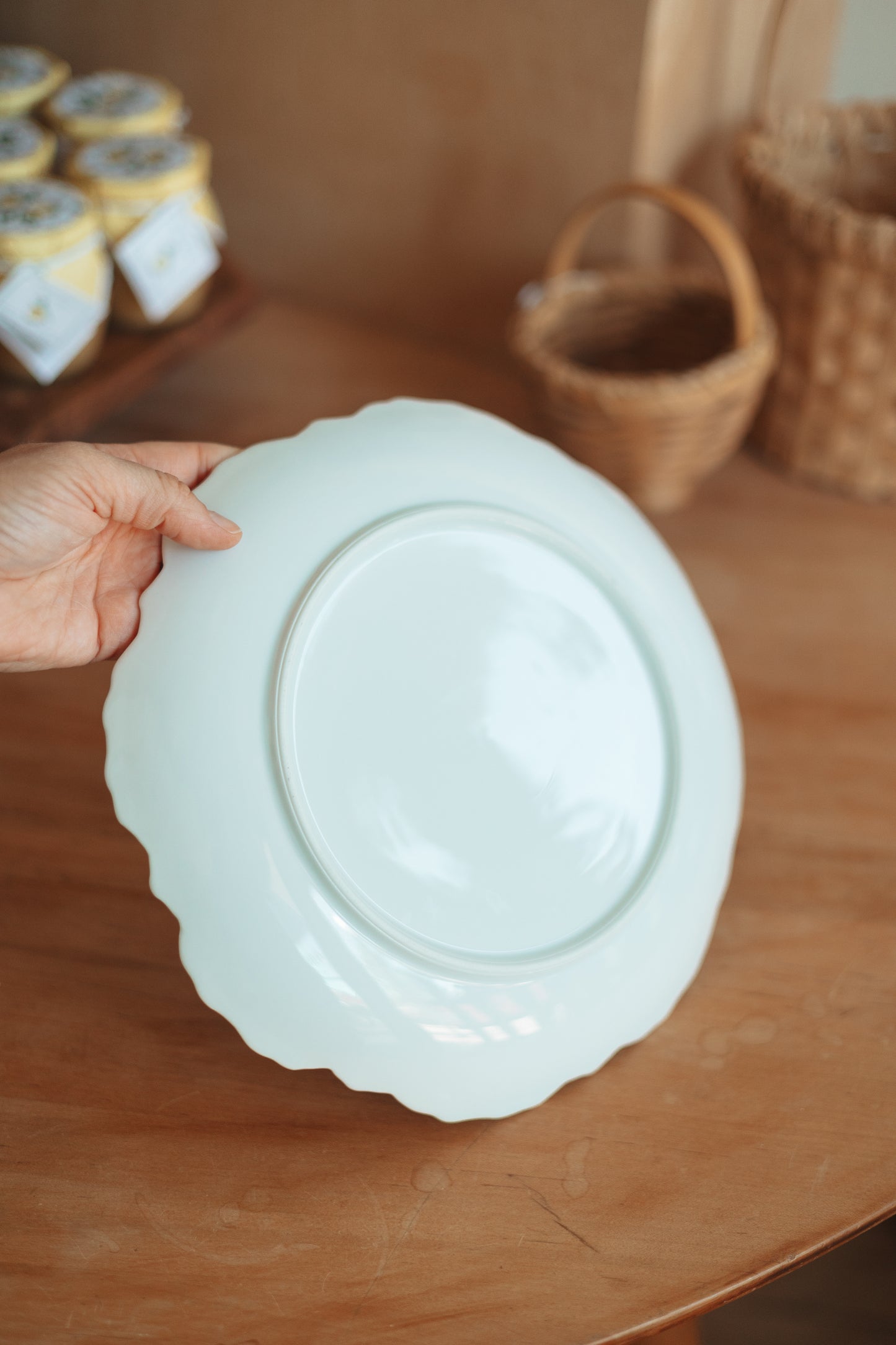 White China Serving Plate