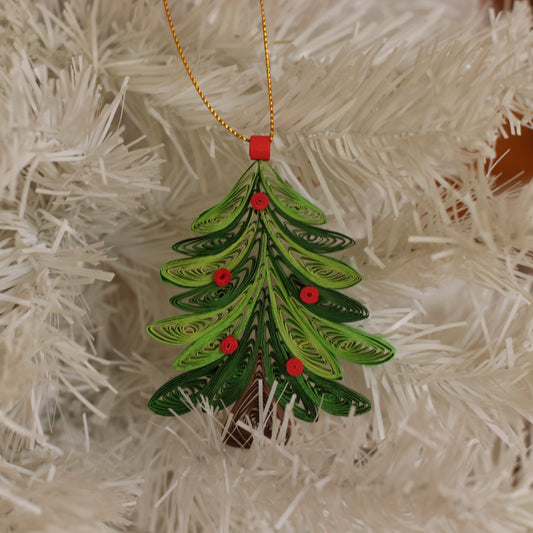 Ten Thousand Villages | Quill Evergreen Ornament