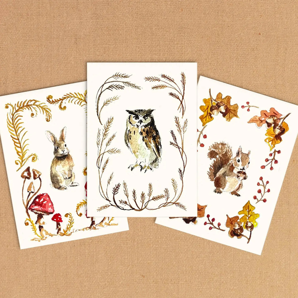 Mini Animal Friends Watercolor Painting Kit