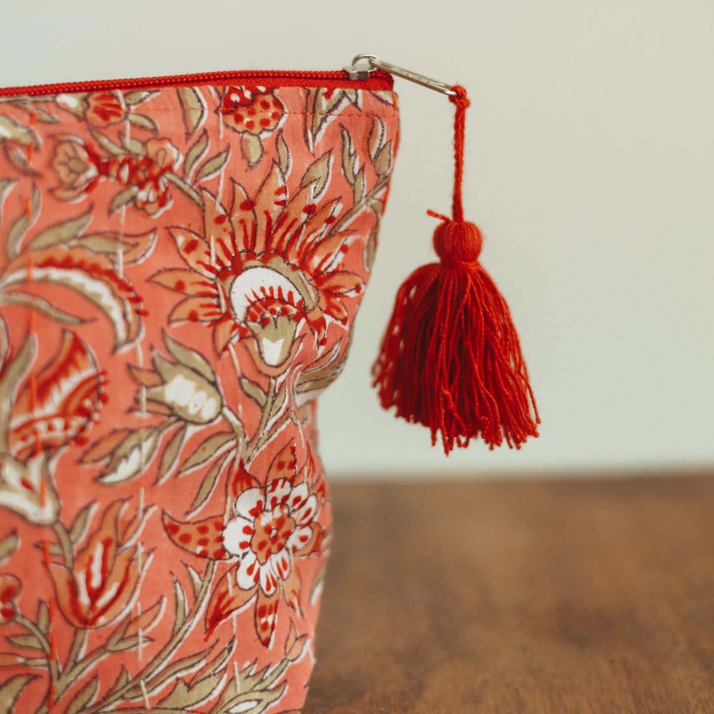 Matr Boomie Fair Trade | Kantha Zippered Pouch, choose your style