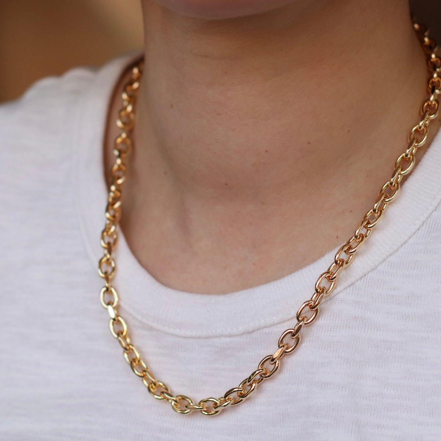 Dune Chain | Chunky Round Link Chain, 6mm