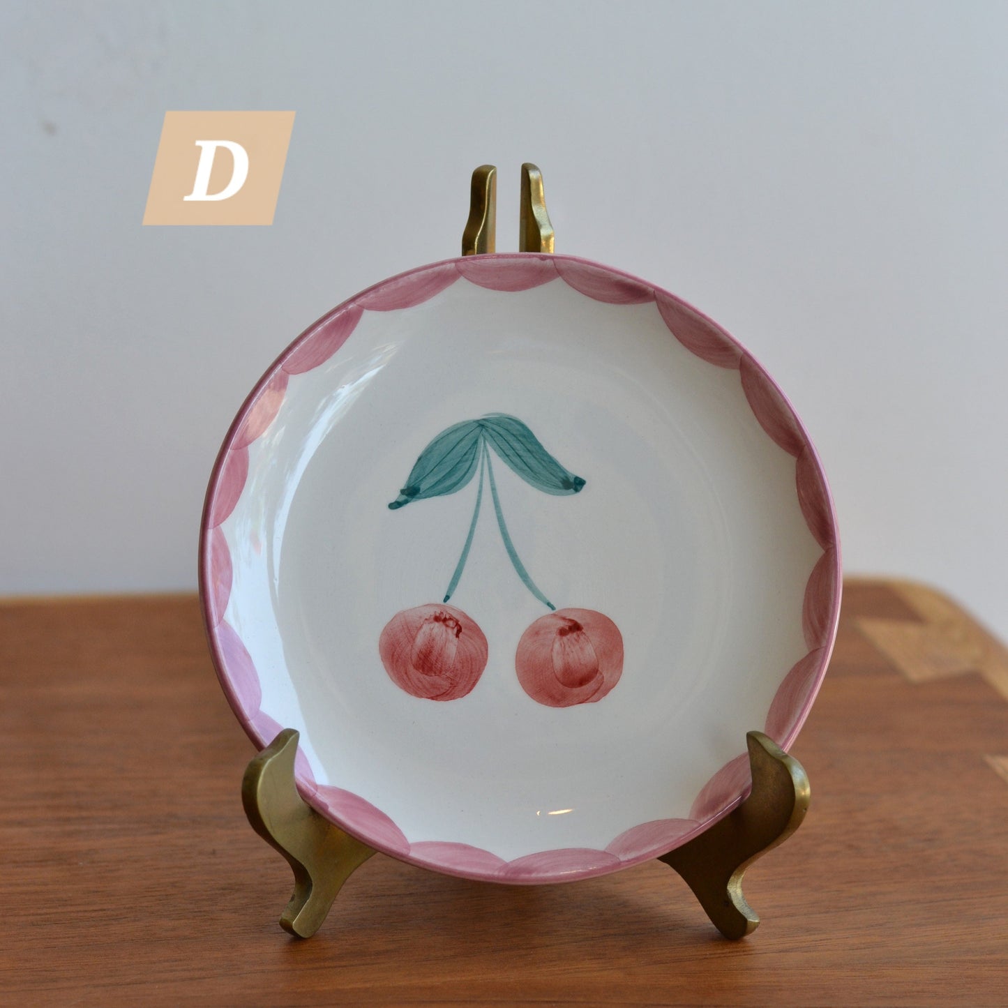 Rice  | Hand Painted Cherry Plate