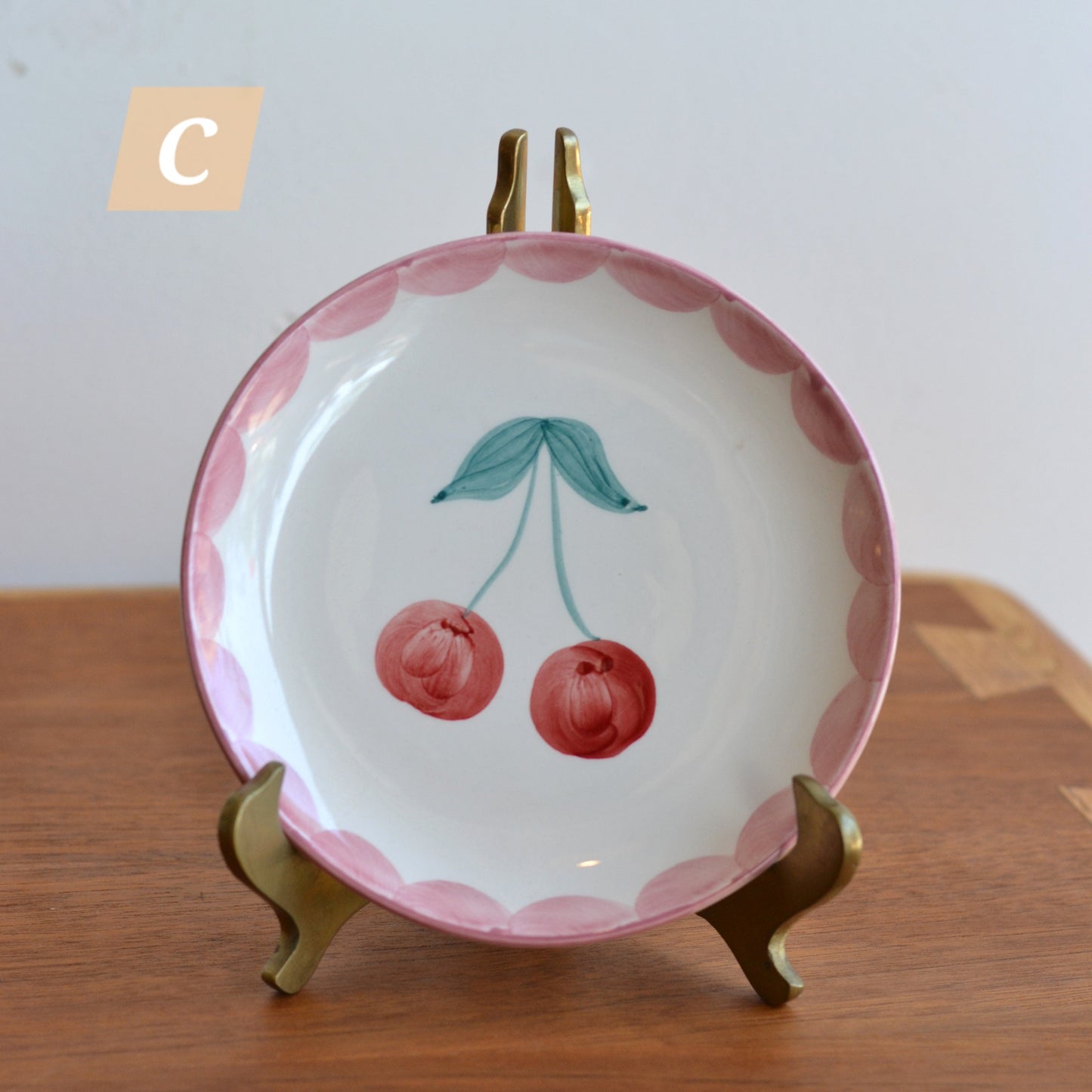 Rice  | Hand Painted Cherry Plate