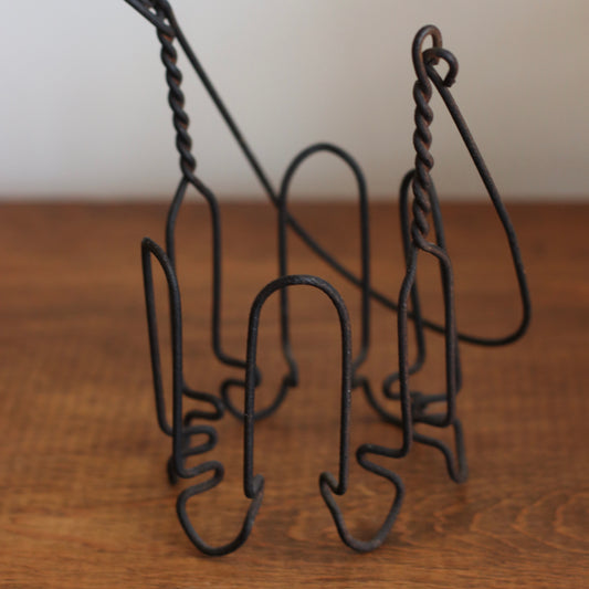 Black Metal Vintage Wire Canning Jar Holder
