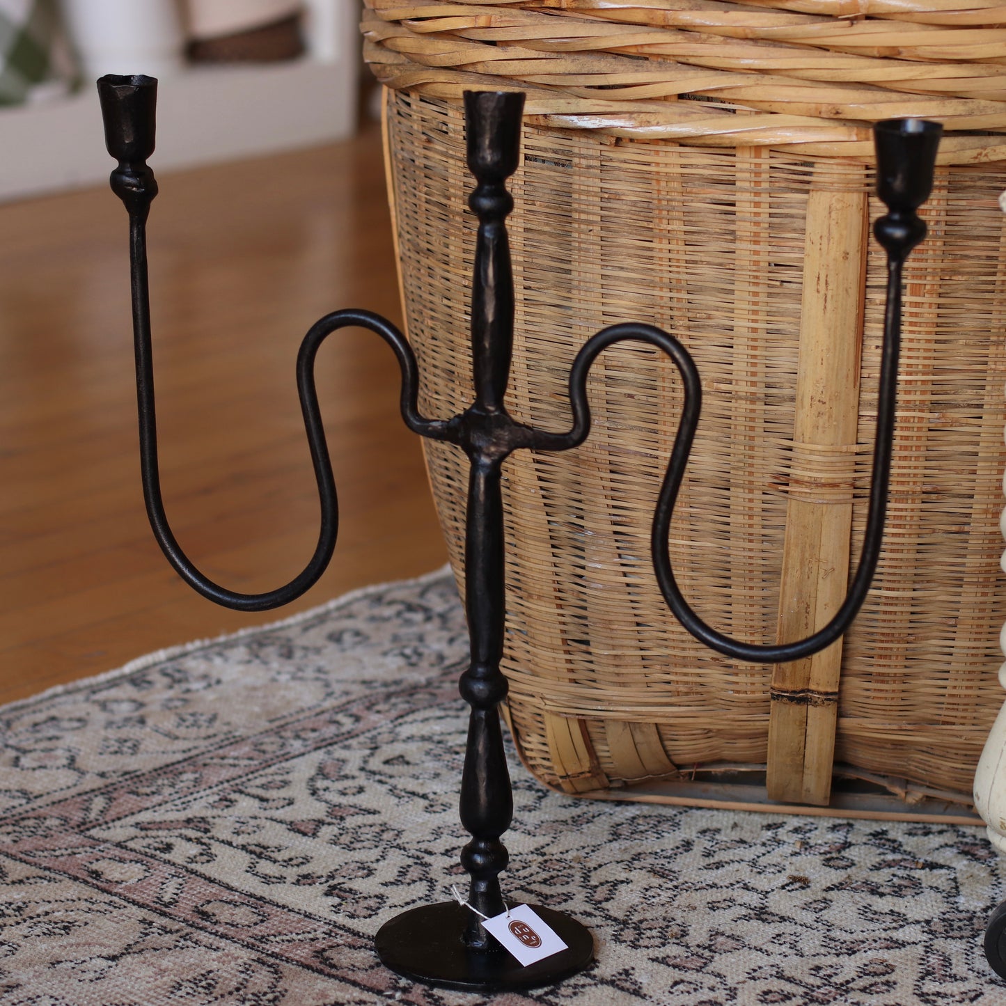 Black Iron Candelabra