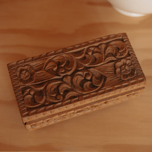 Engraved Velvet Lined Box