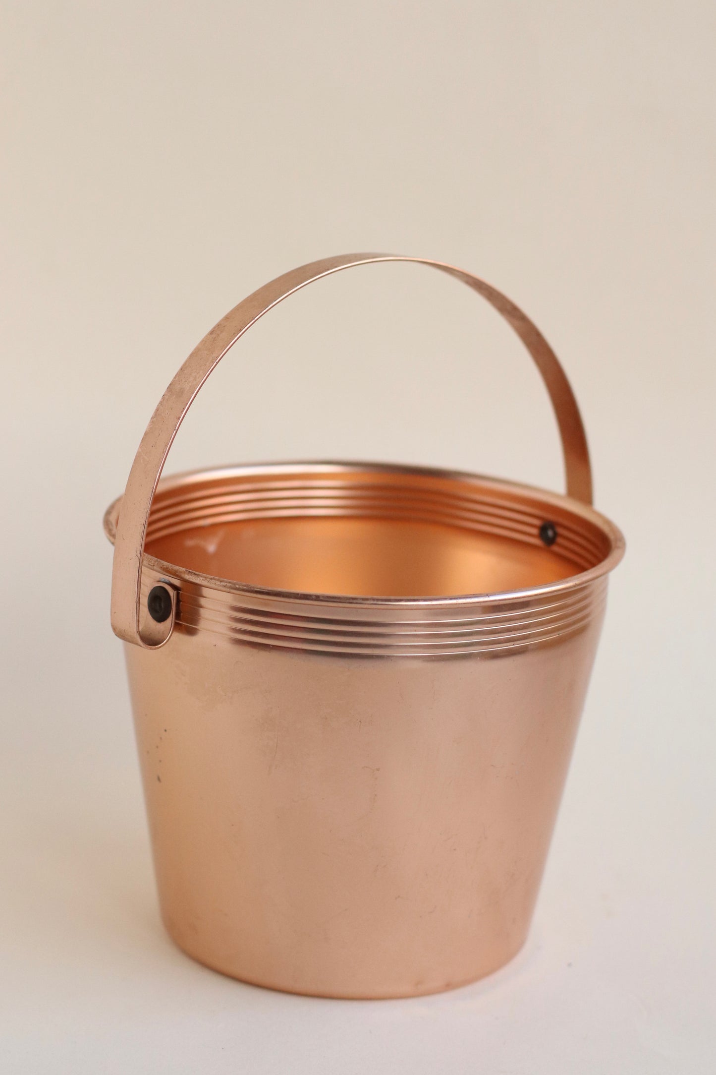 Copper Bar Bucket with Handle