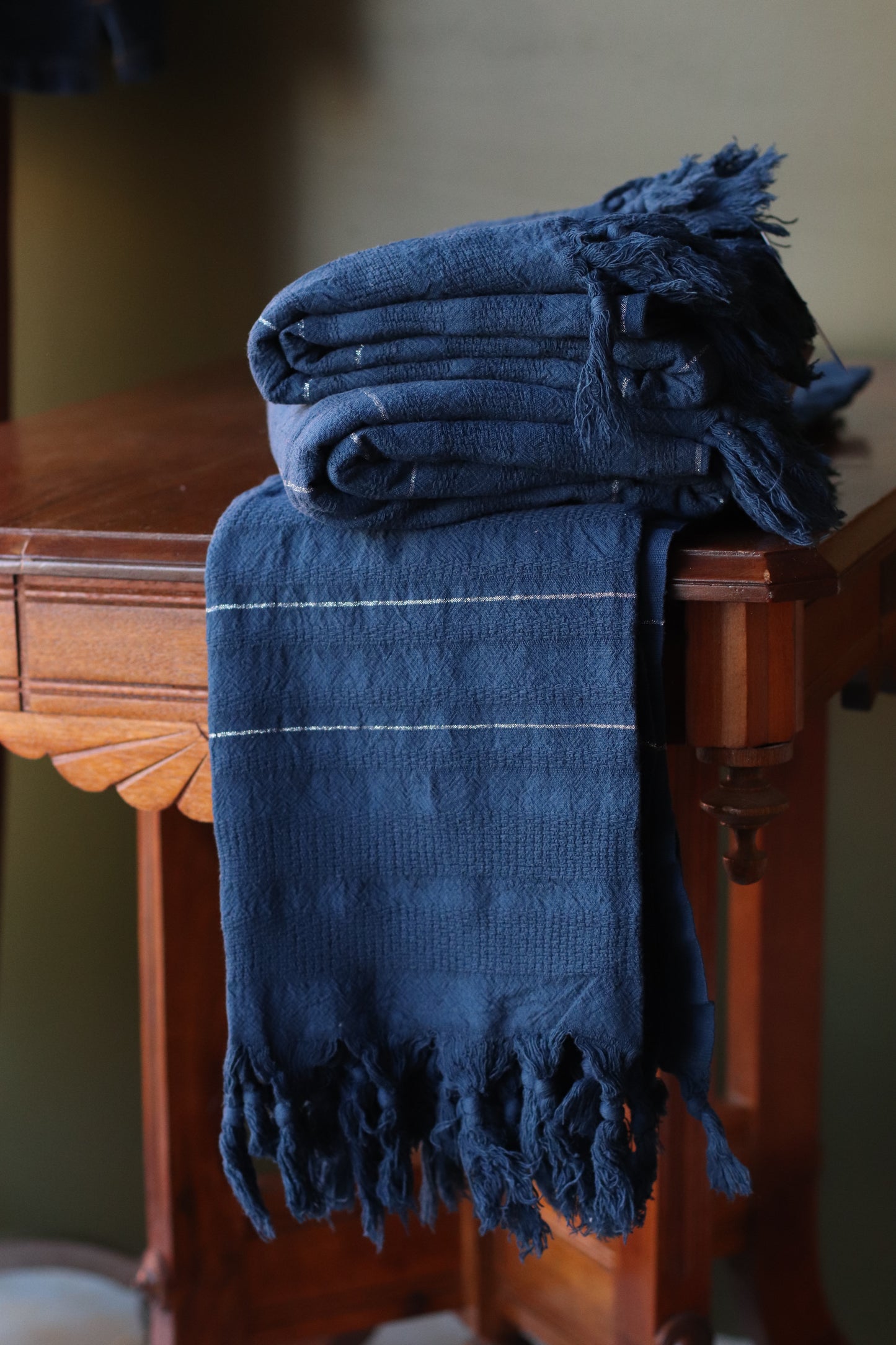 Turkish Towel | Luxury Bath Towel,  Navy Blue