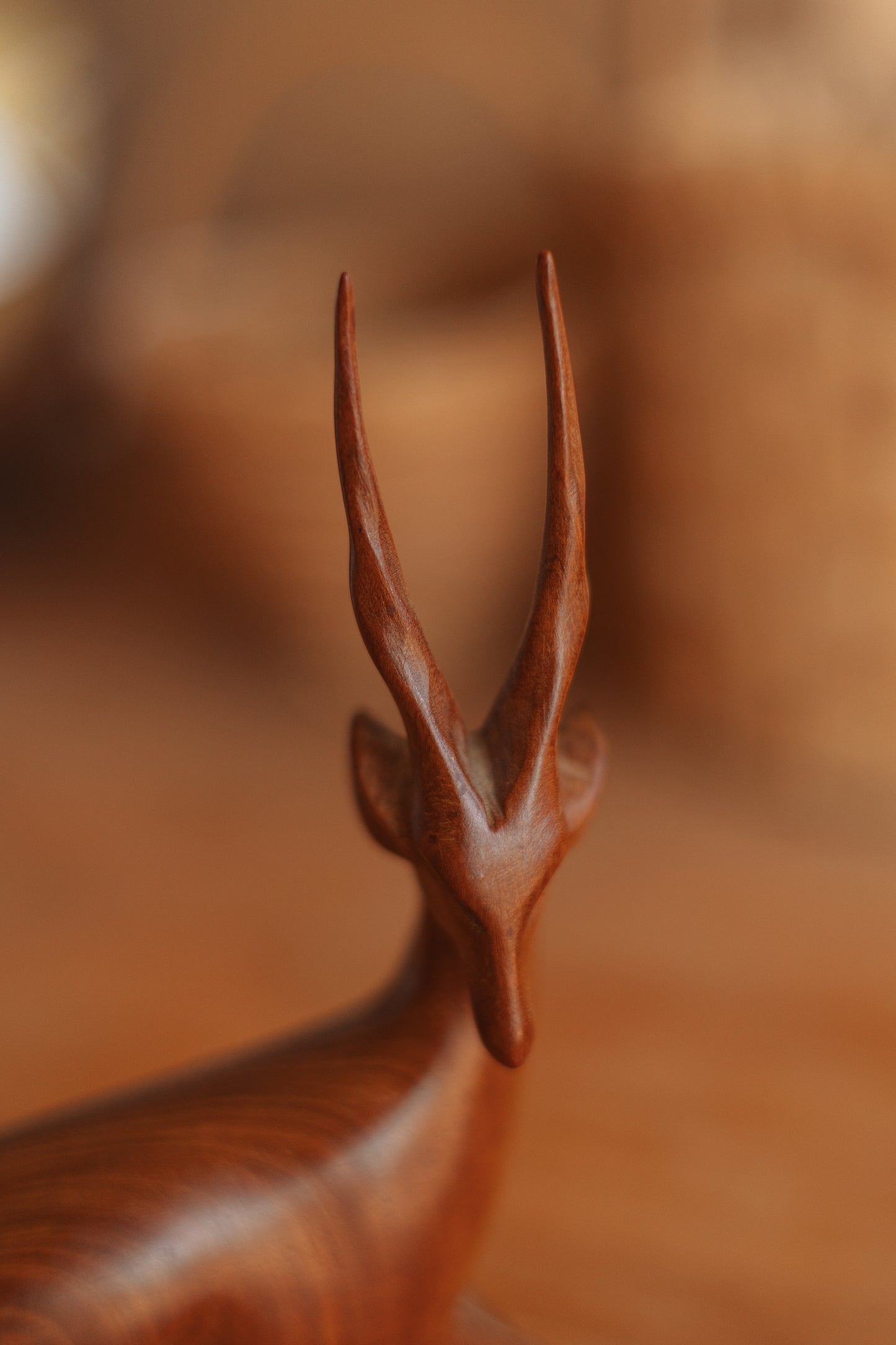 Wood Gazelle Figurine, Made in Kenya