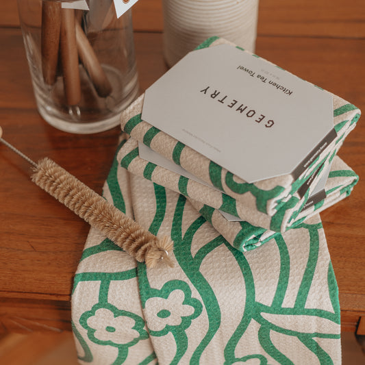 Geometry | Nostalgic Tea Towel