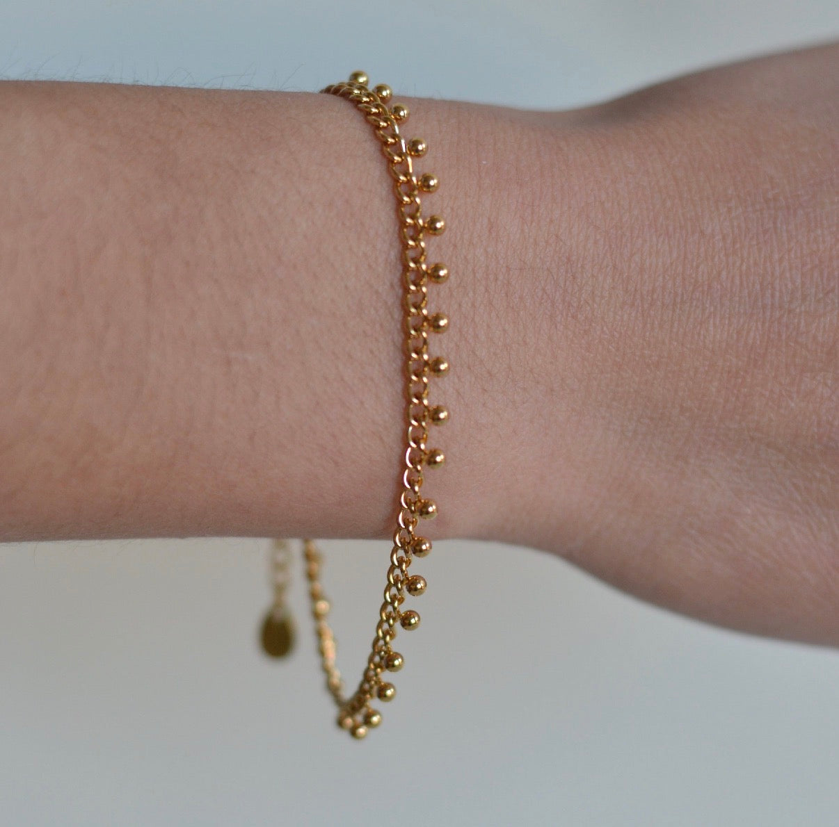 Bazou | Stainless Steel Chain Bracelet with Balls