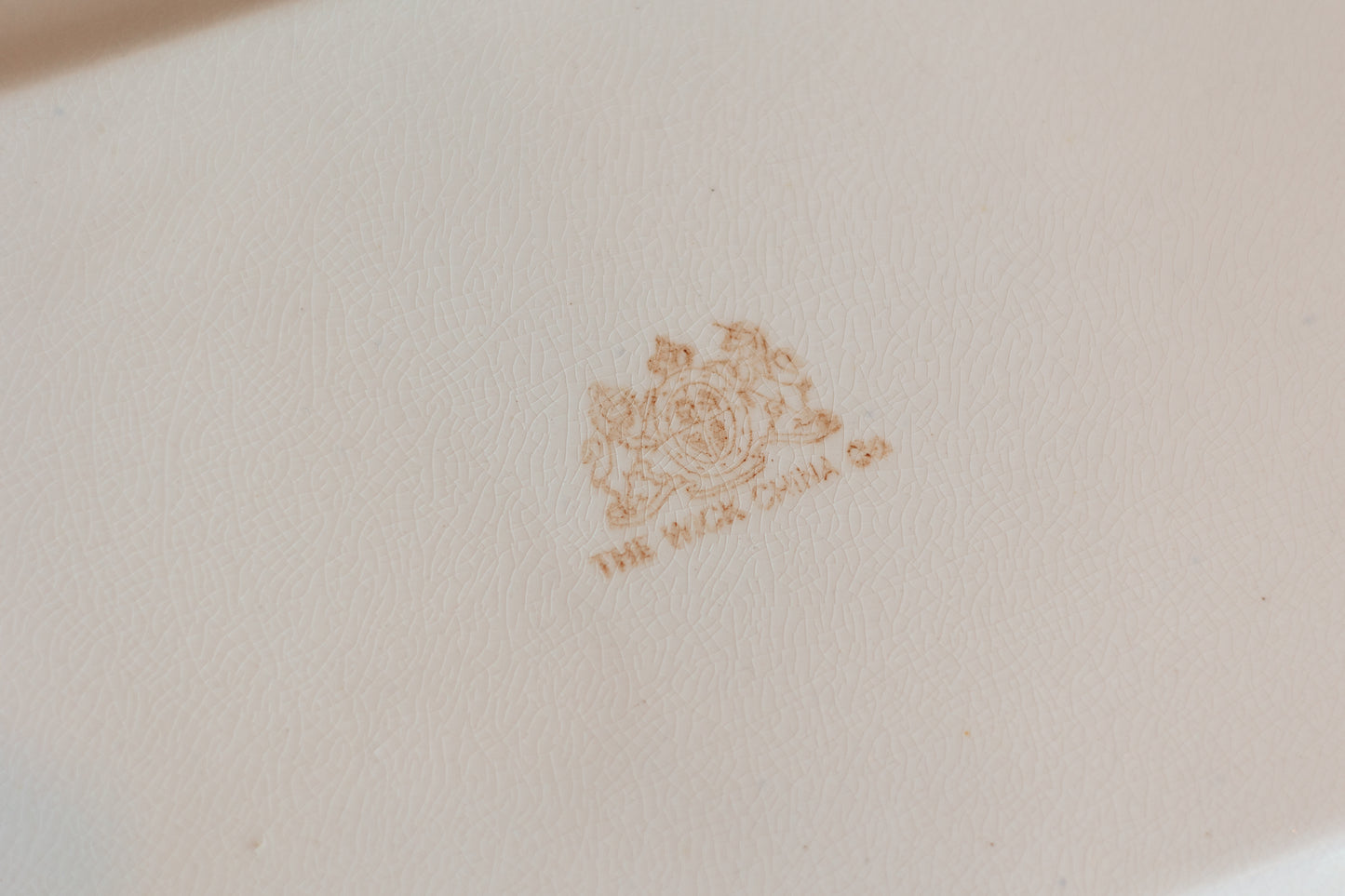 'Tea Leaf' Rectangular Ironstone Serving Platter