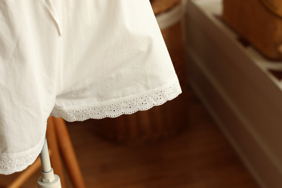 Wishlist | Lace Trim Drawstring Shorts