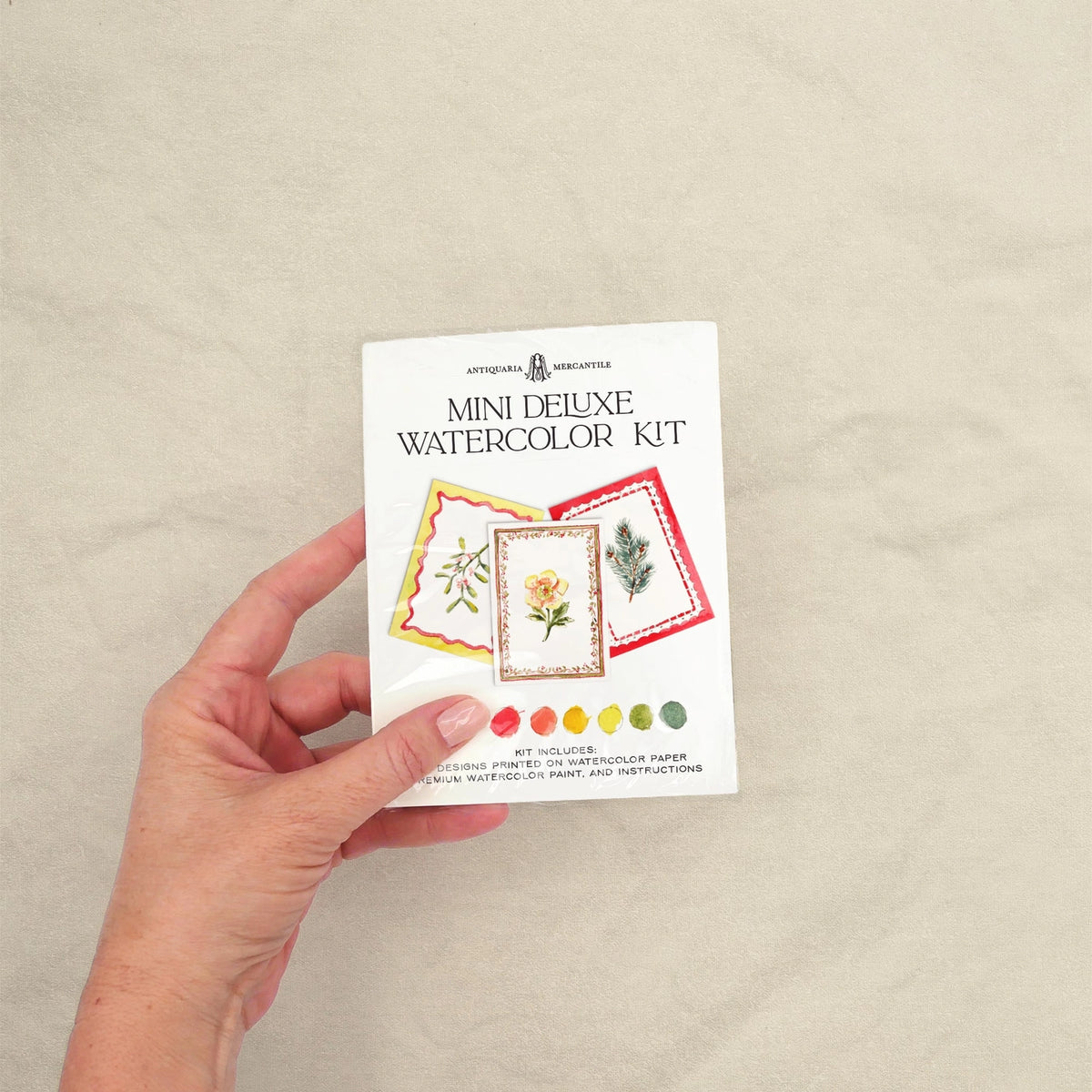 Mini Winter Botanical Watercolor Painting Kit