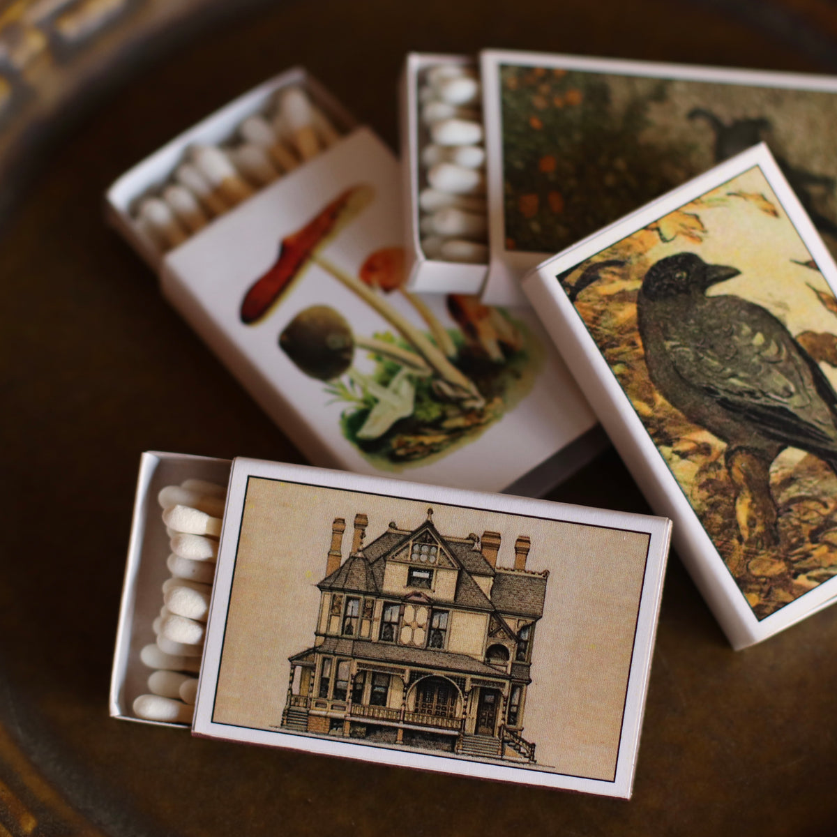 Small Match Boxes-Assorted Fall Designs