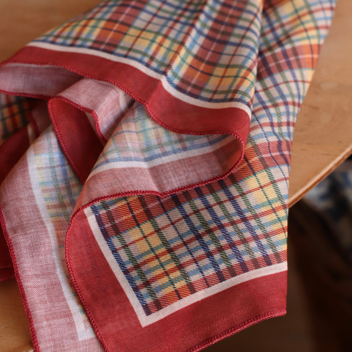 Dune Accessories | Vintage Inspired Plaid Scarf, Red
