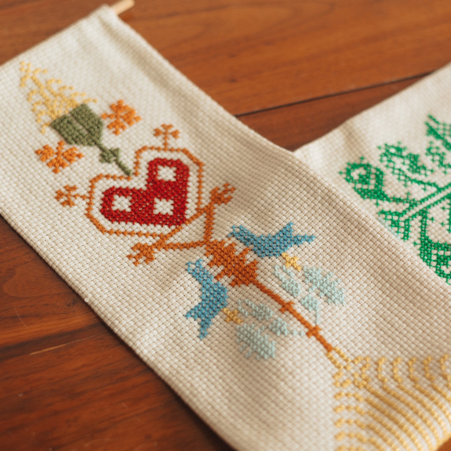 Folk Art Handmade Wall Hanging