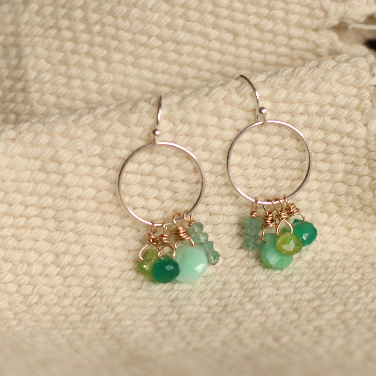 Cire’ Alexandria | Mixed Gemstone Chandeliers, Sterling & 14k Gold Fill