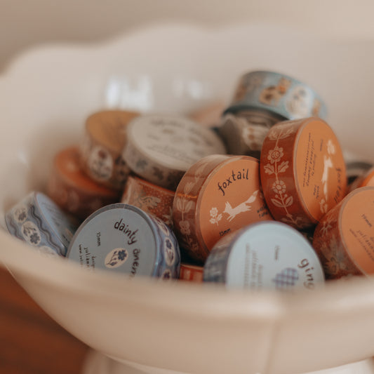 Julianna Swaney  | Whimsical Washi Tape, 19mm, Assorted Patterns
