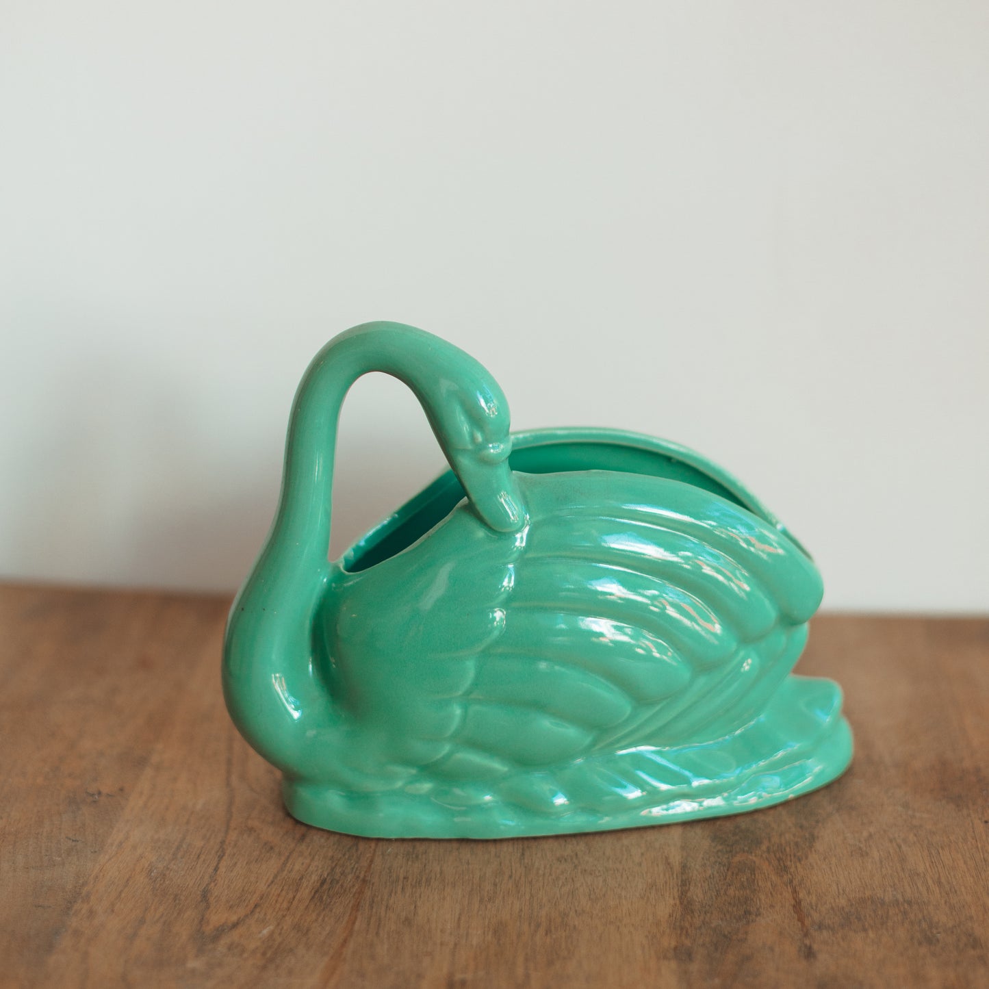 Vintage Swan Planter