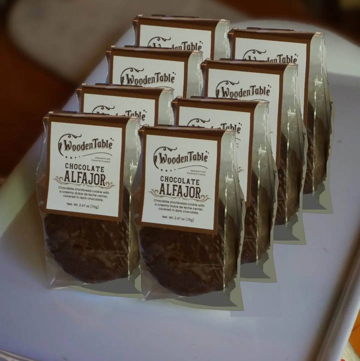 Chocolate Covered Alfajores Cookies, XL Single