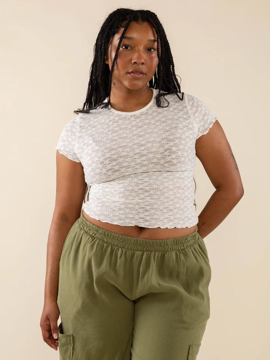 NLT | Avery Lace Baby Tee