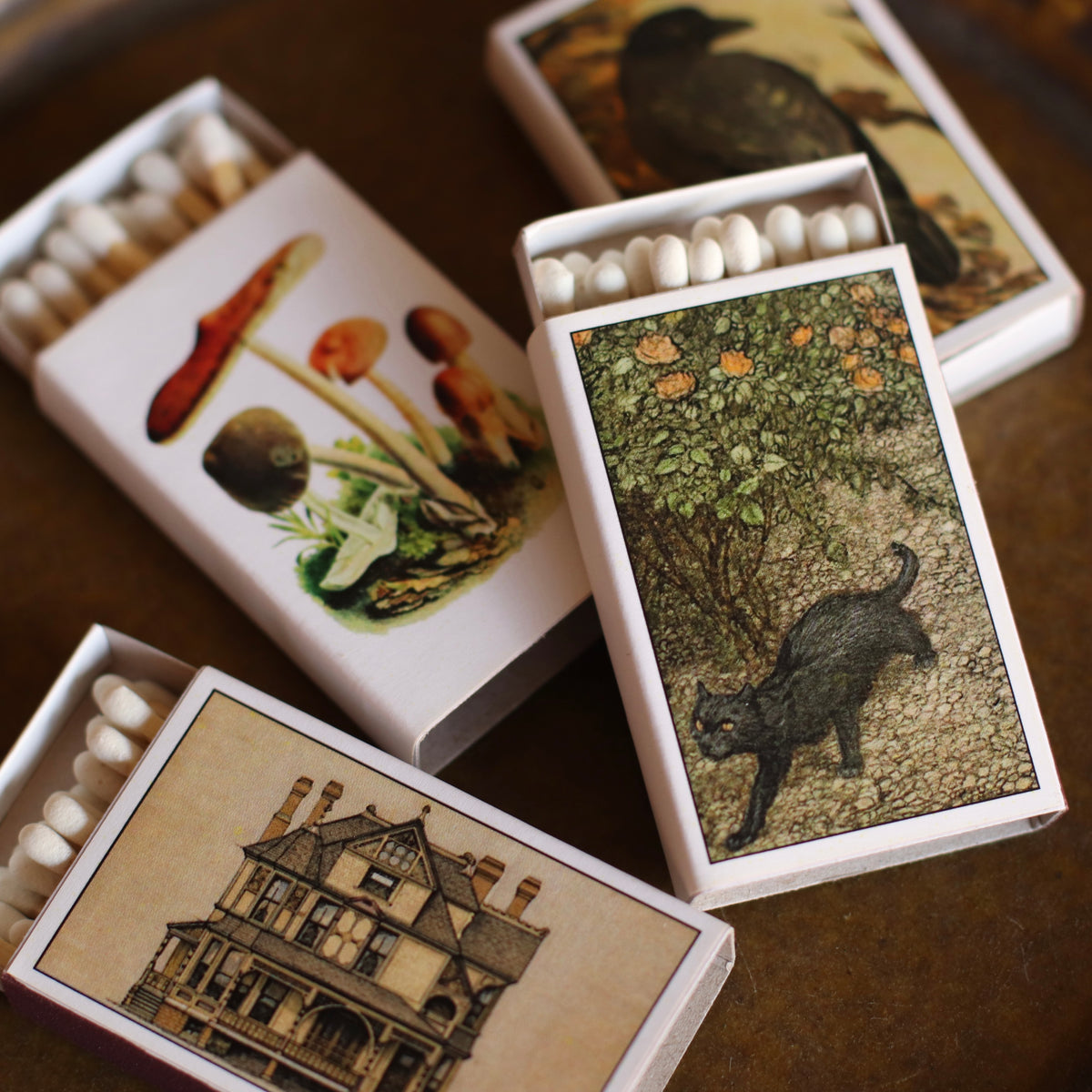 Small Match Boxes-Assorted Fall Designs