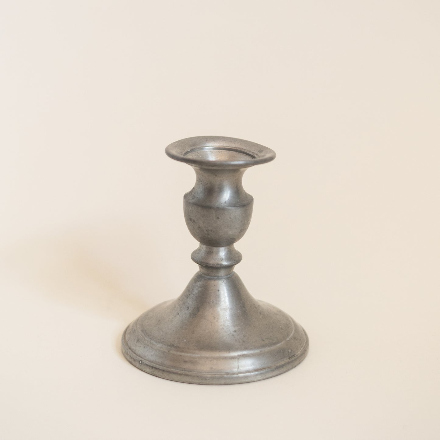 Pewter Candlestick Holder