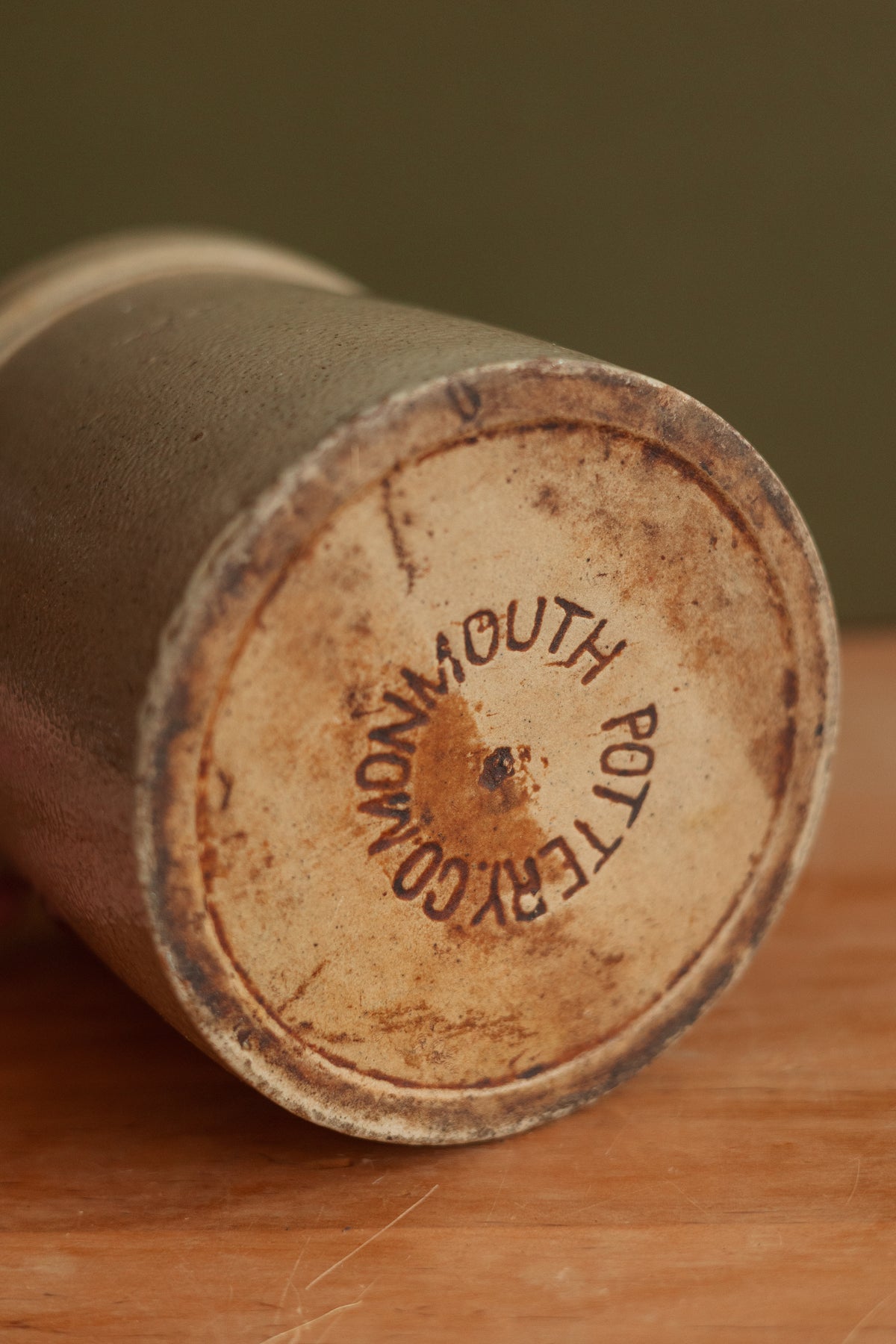 Monmouth Pottery Co. Stoneware Crock